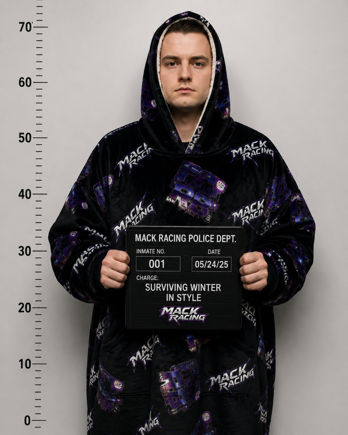 MACKED OVERSIZED OODIE