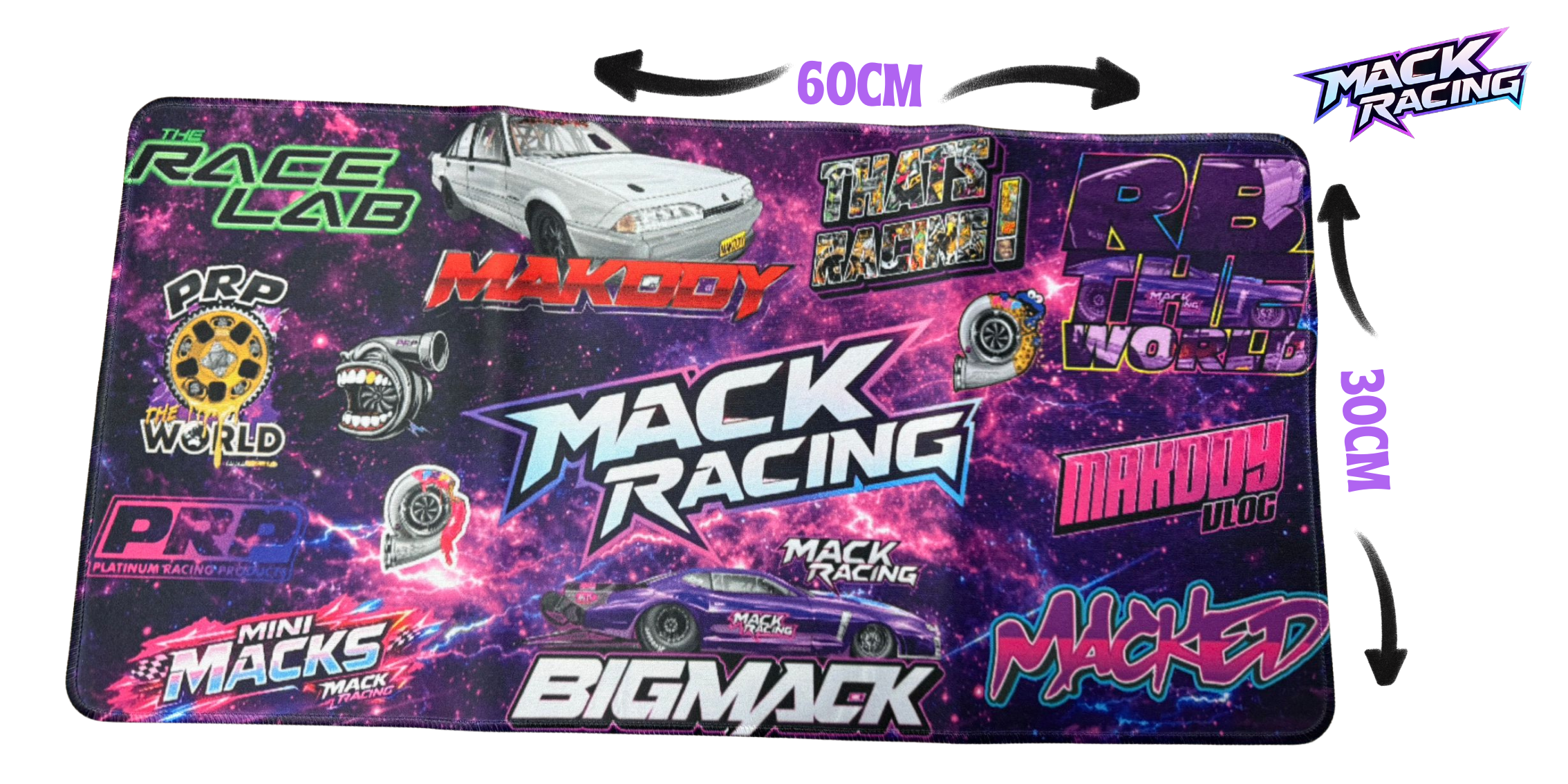 GET MACKED Desk Mat