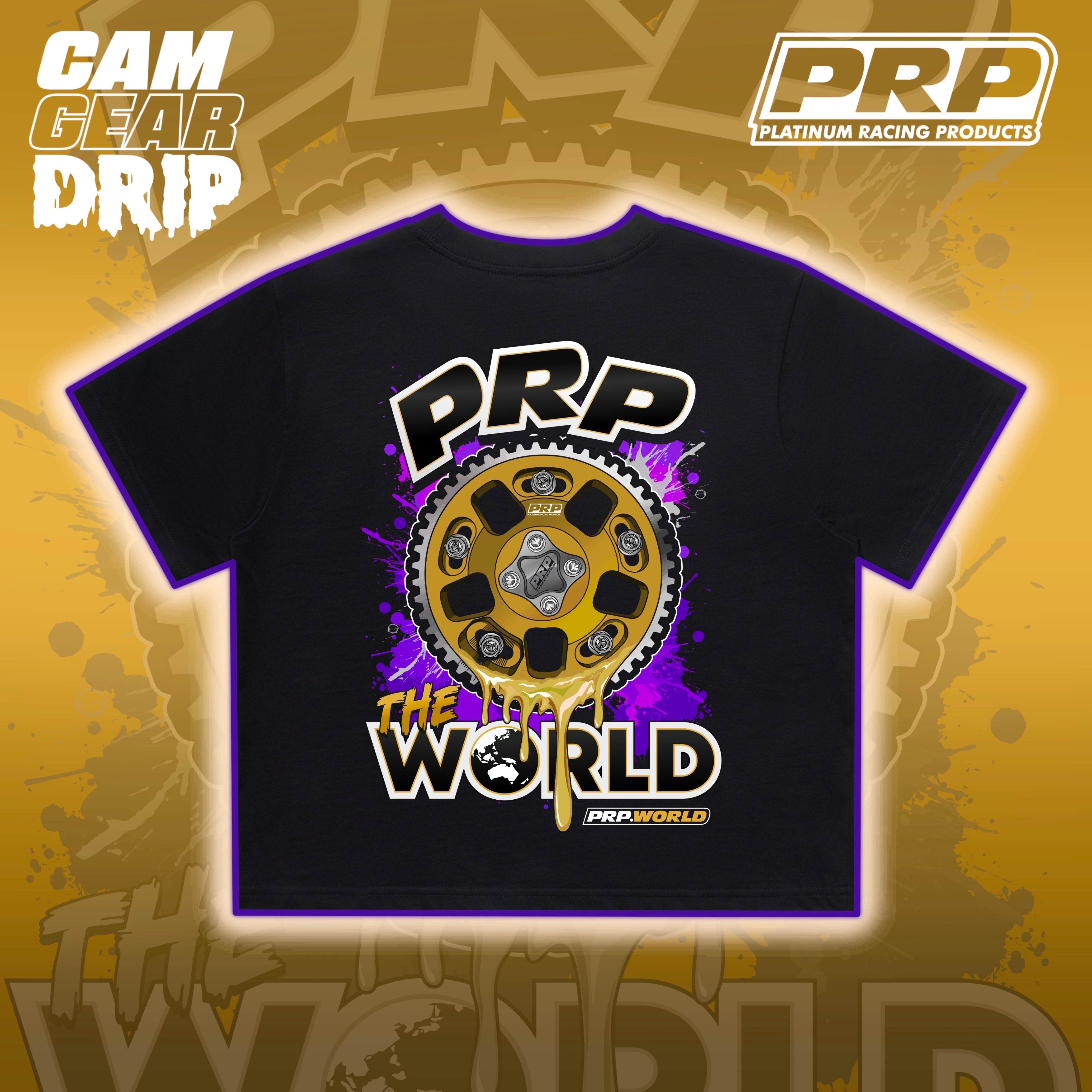 PRP Gold Cam Gear Drip Croptop