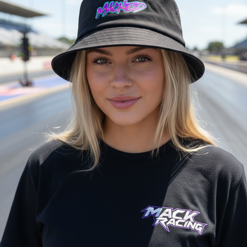 MACKED Bucket Hat Female Headshot