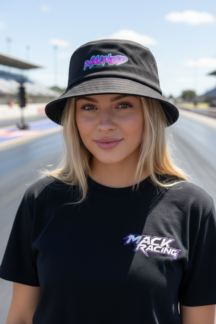 MACKED Bucket Hat Female Headshot