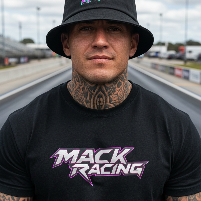 MACKED Bucket Hat Male Headshot