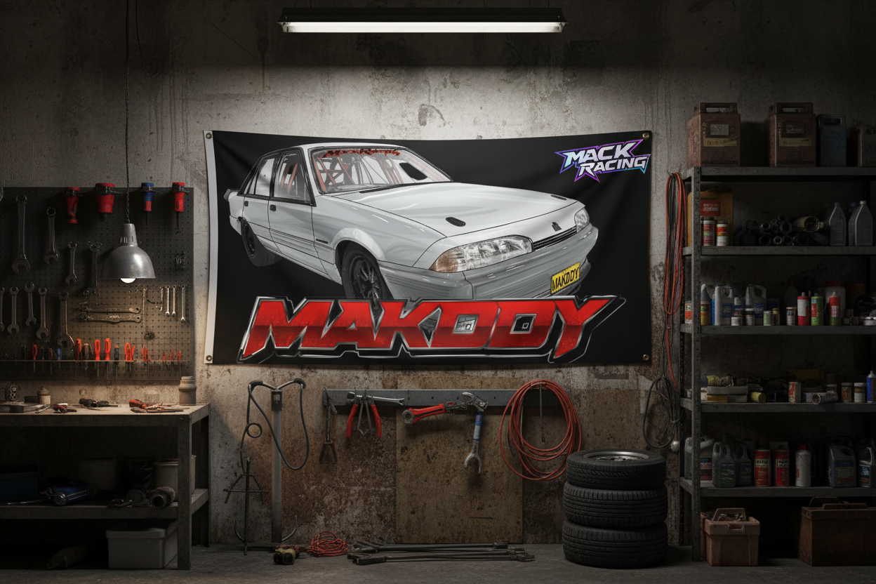 Makddy Flag - Garage Wall