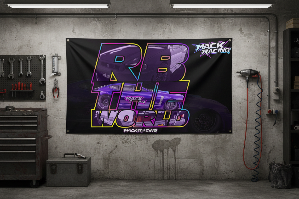 RB The World Flag - Garage Wall Retry