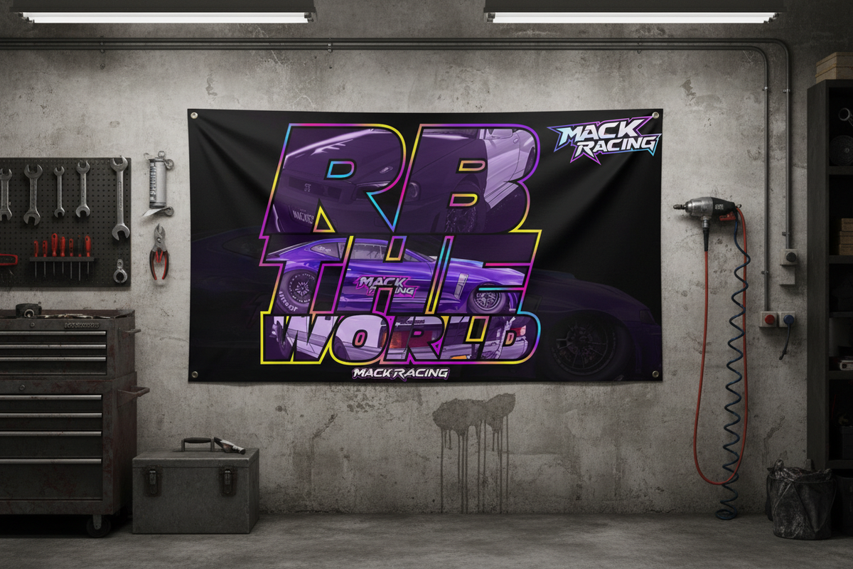 RB The World Flag - Garage Wall Retry